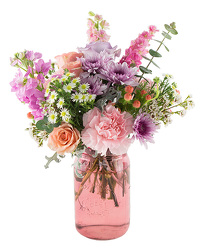 Pink Mason Jar from your Sebring, Florida florist
