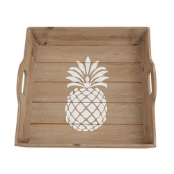 Pineapple Wood Tray from your Sebring, Florida florist