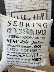 Home Town Pillow from your Sebring, Florida florist